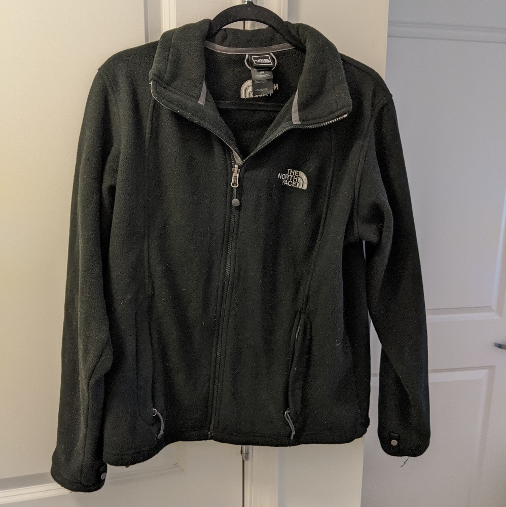 The North Face - Black Zip Up, Large
